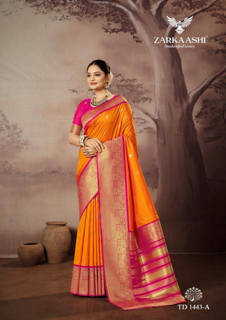 Zarkaashi sharini vol 3 banarasi silk direct saree